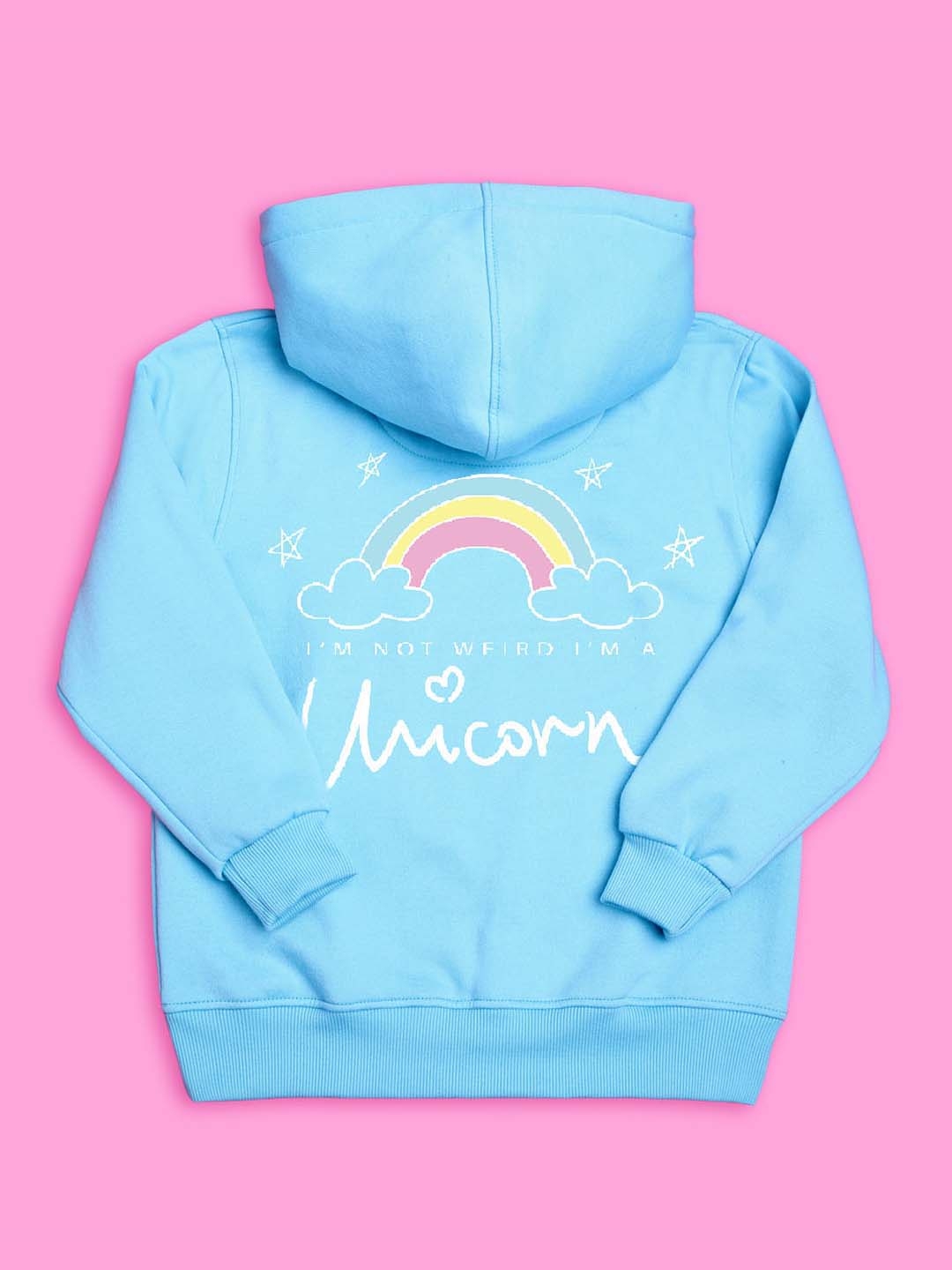 Buy BAESD Girls Unicorn Printed Fleece Hood Pullover Sweatshirt Sweatshirts for Girls 26821408 Myntra