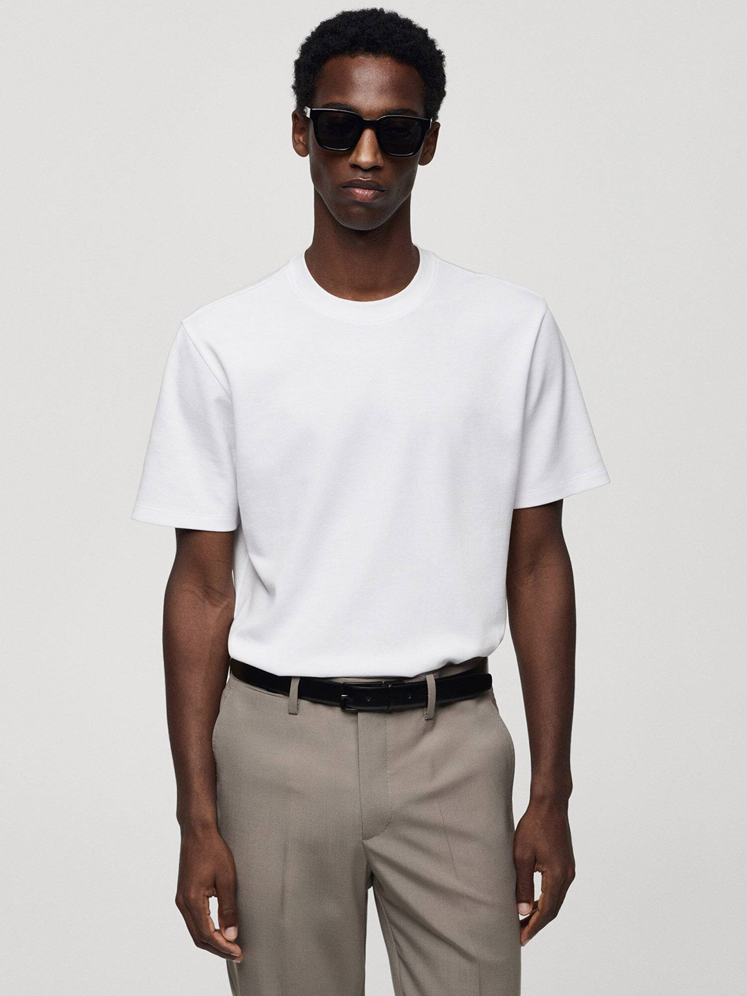 MANGO MAN Anti-Bacterial Performance Regular Fit T-shirt