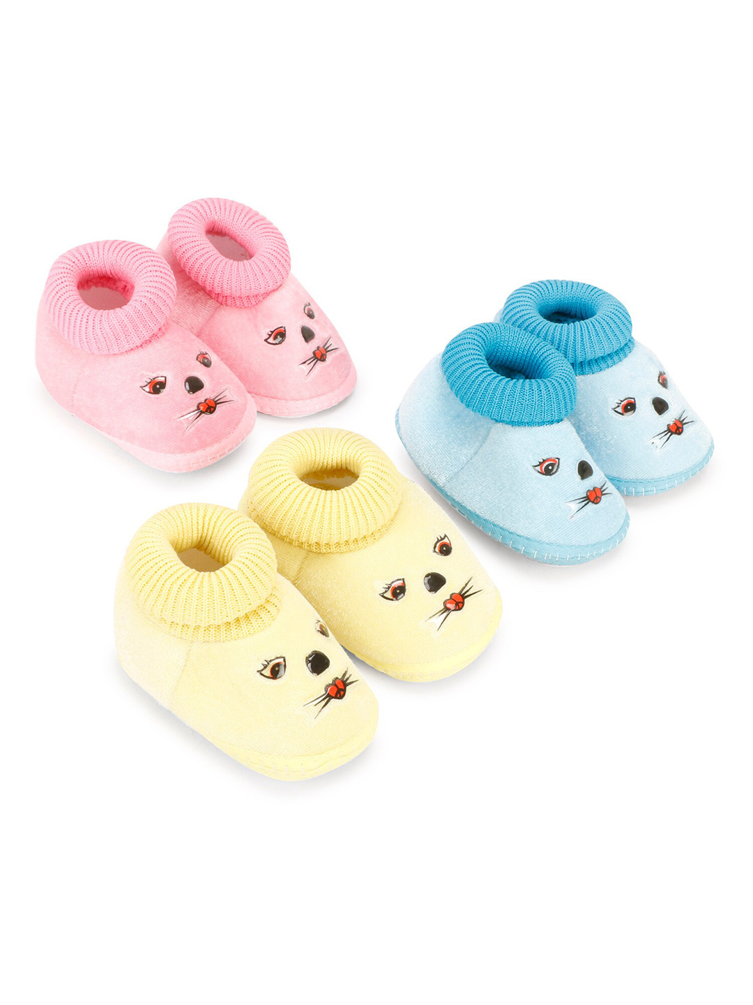 BAESD Infants Pck Of 3 Socks Booties