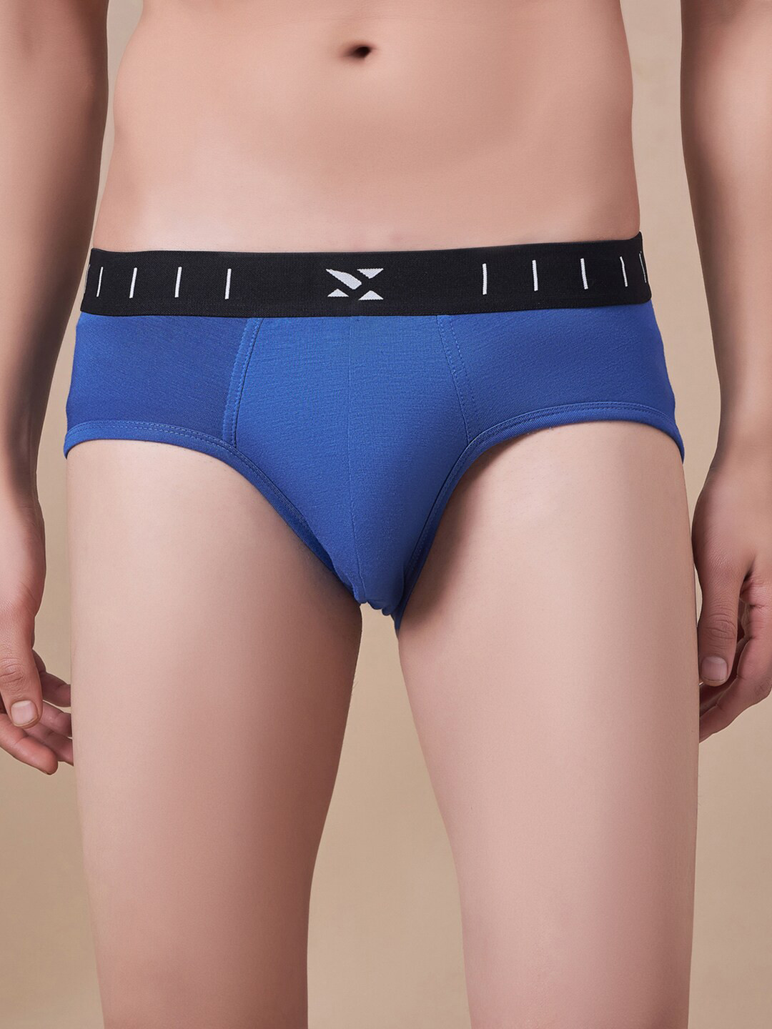 Masch Sports Antimicrobial Basic BriefsBRF-1-SOL-EI-BLU