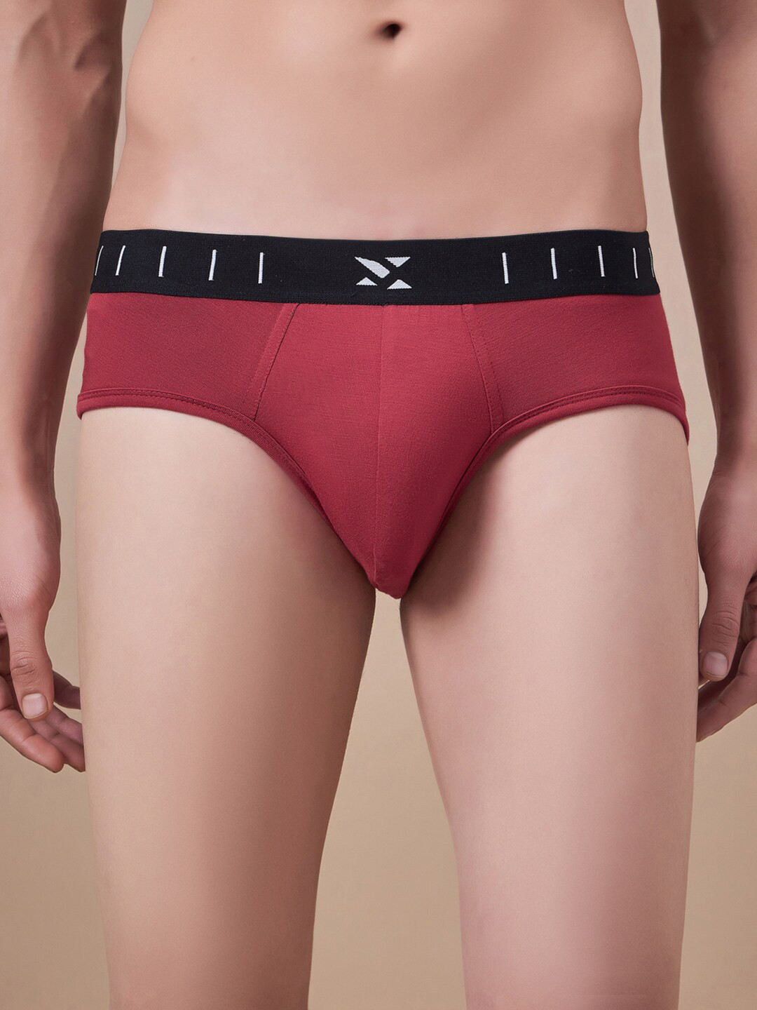 Masch Sports Anti Microbial Basic Briefs BRF-1-SOL-EI-RED