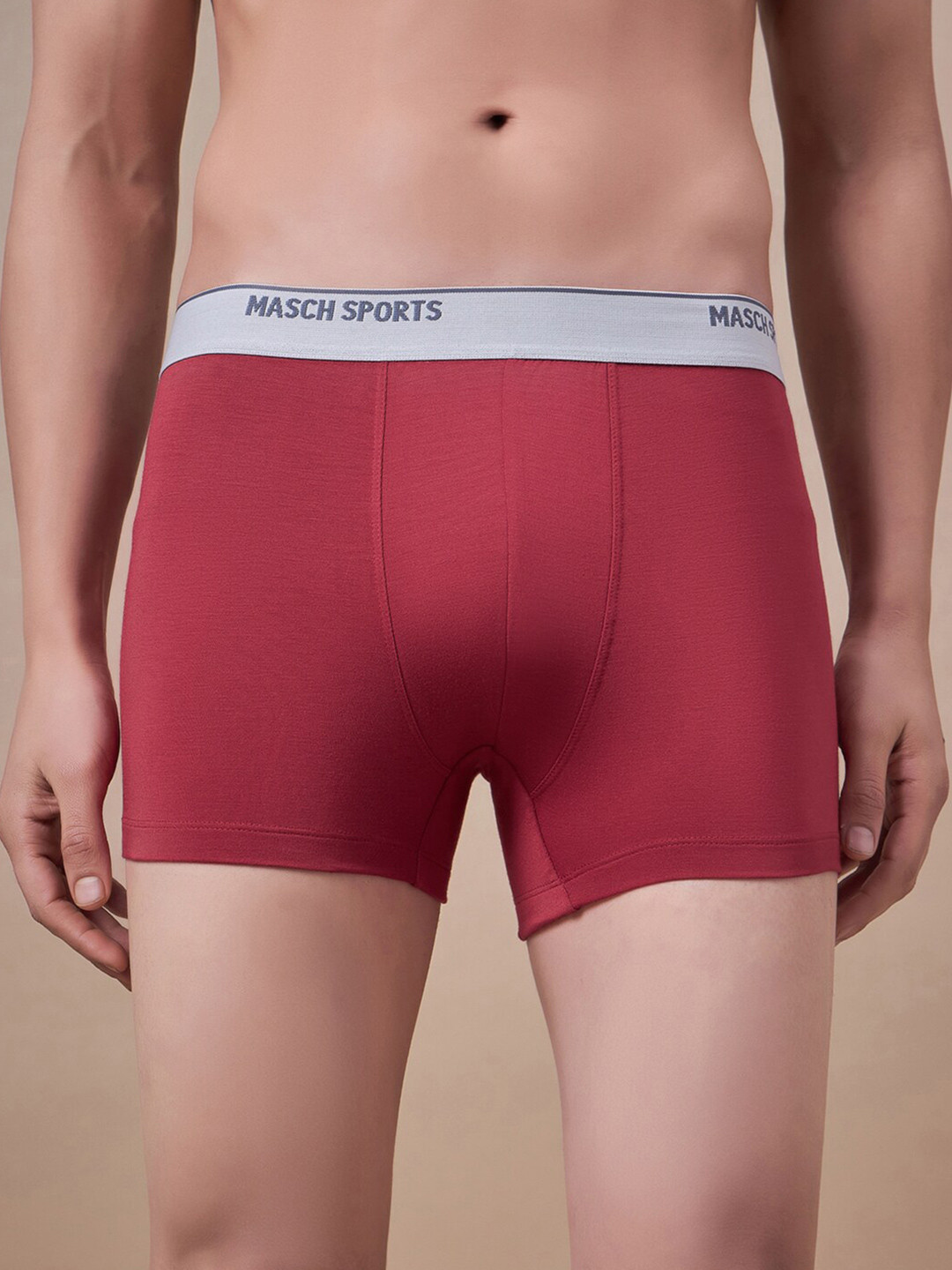 Masch Sports Anti Microbial Trunks TRK-1-SOL-ET-RED