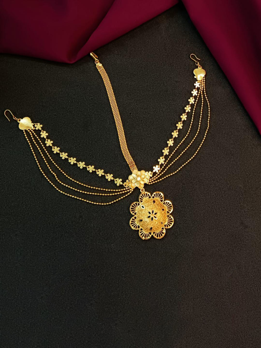 Efulgenz Gold Plated Matha Patti