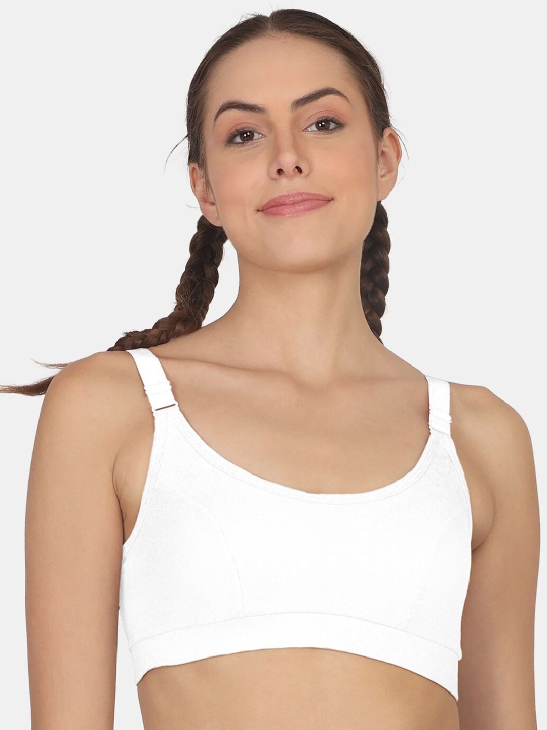 POOJA RAGENEE Cotton T-shirt Bra Full Coverage Non Padded All Day Comfort