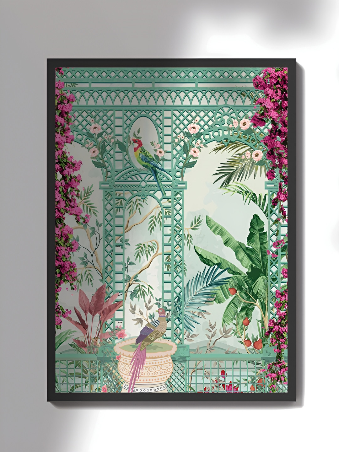 Art Street Embossed Laminated Synthetic Wood Rectangle Paintings Wall Art - 17.5 x 12.7 In