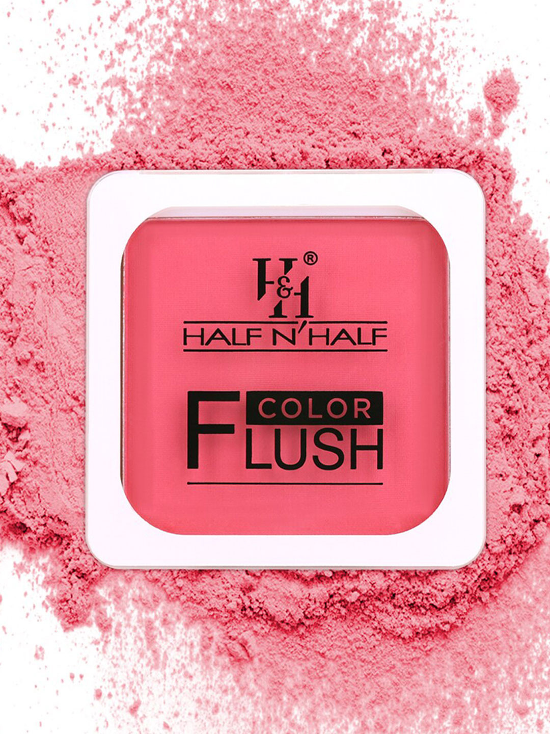 Half N Half Color Flush Long Lasting Matte Finish Blusher With Vitamin E - Hot Shot 06