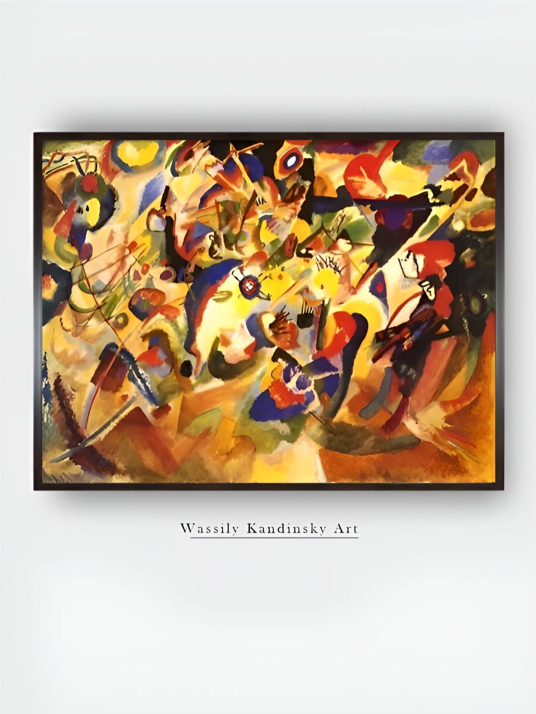 The Art House Black & Red 1 Piece Wood Other Wall Paintings