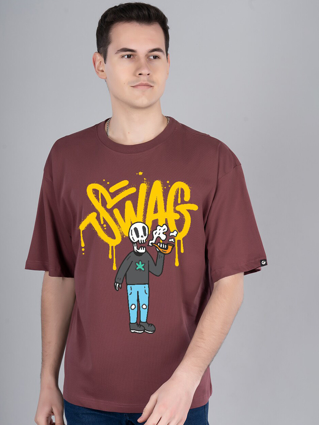 PRONK Printed Round Neck T-shirt