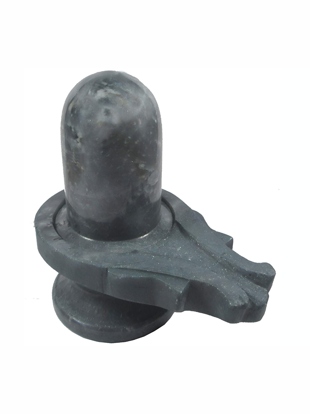 Navyaksh Black Marble Matte Prayer Room Small Showpiece - 2.8 Inches