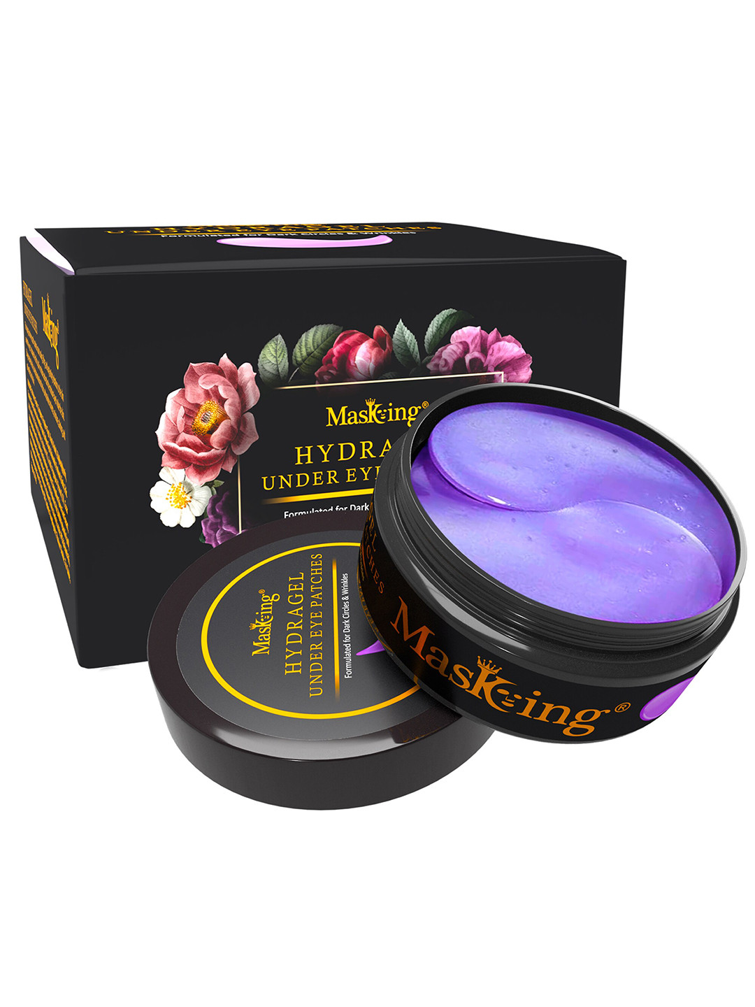 MasKing Hydra Gel Under Eye Patches with Collagen & Vitamin A - 60 Patches