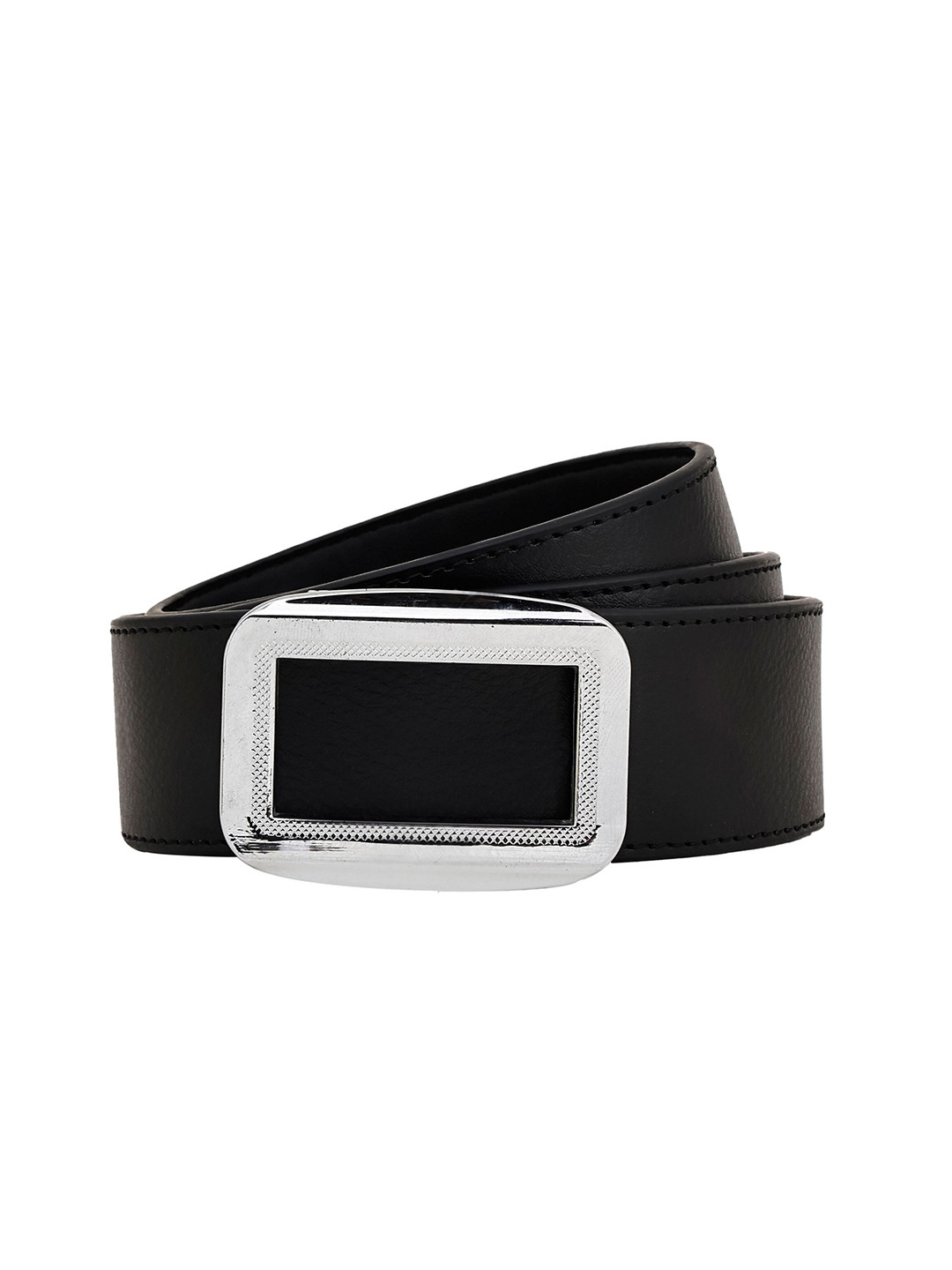 Pacific Gold Men Black Formal Belt