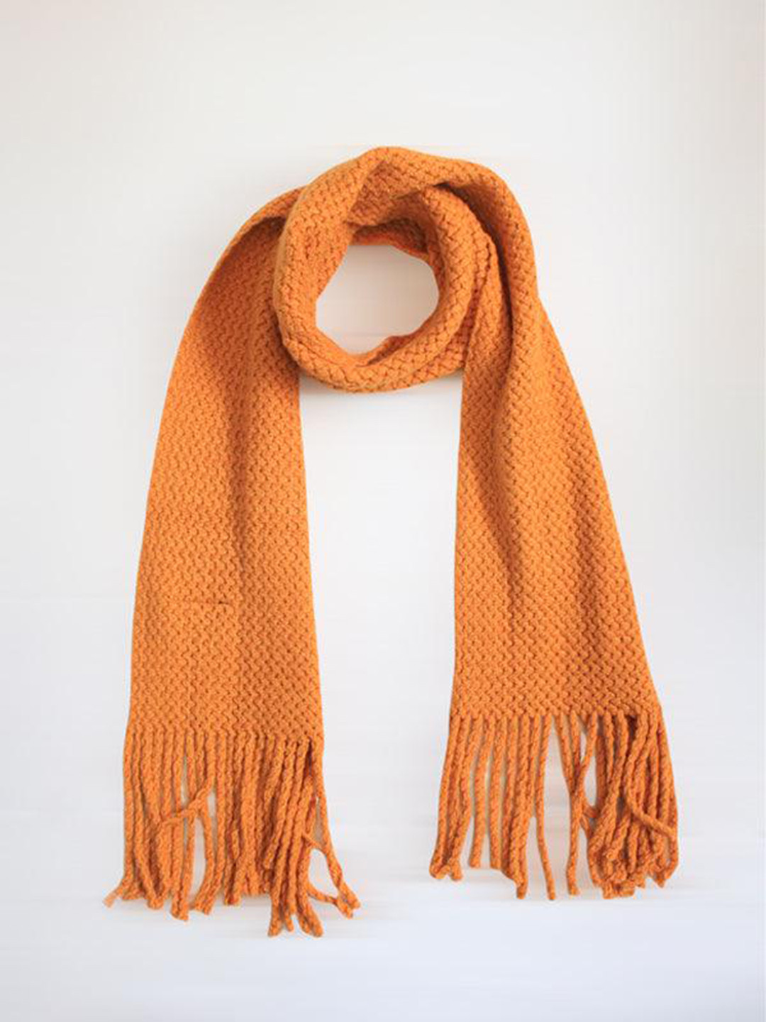 One Friday Boys Self Design Acrylic Scarf
