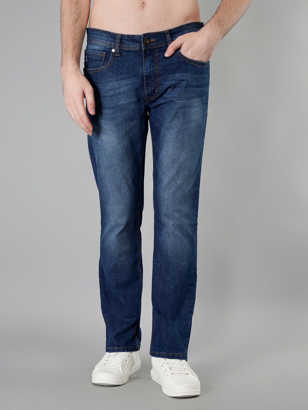 TIM PARIS Men Heavy Fade Stretchable Jeans