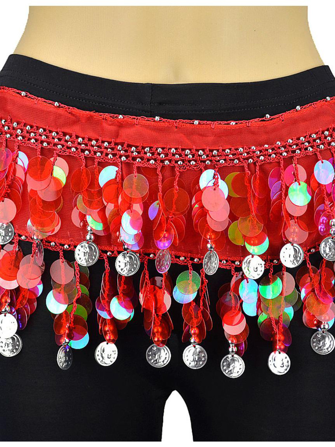 JENNA Embellished Belly Dance Hip Scarf