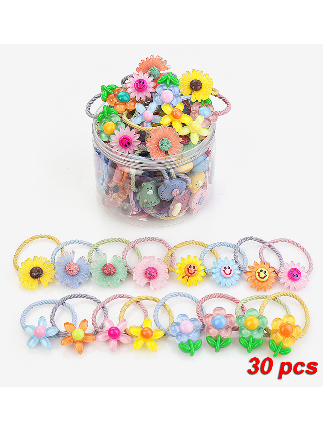 Shining Diva Fashion Girls Set Of 30 Hairbands