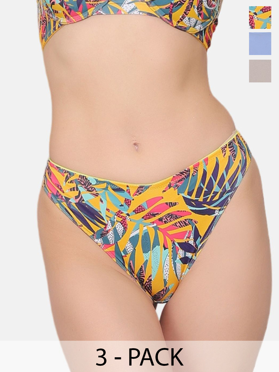 CURWISH Pack Of 4 Low Rise Bikini Briefs
