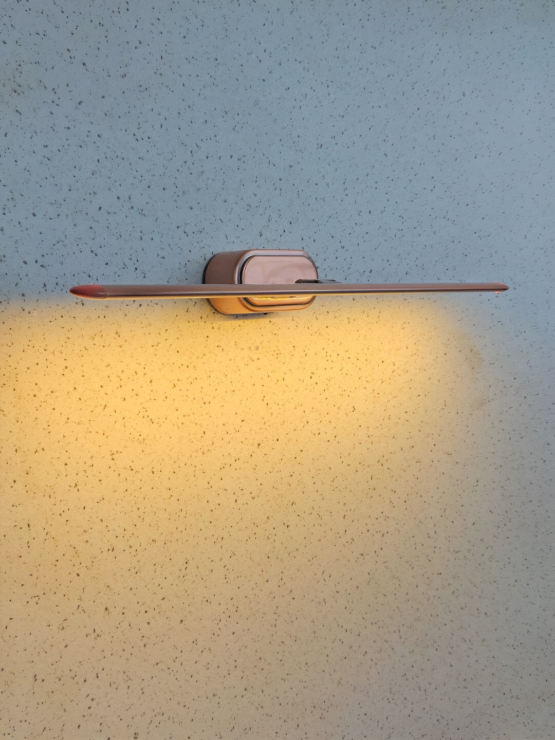 Mufasa Rose Gold Aluminium LED Picture Mirror Light Rectangular Wall Lamp