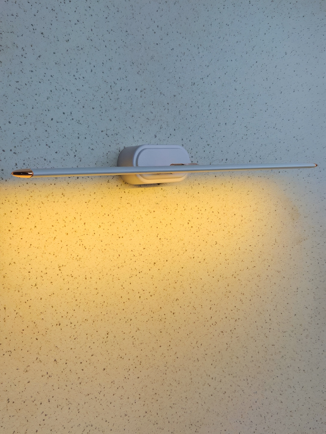 Mufasa White Aluminium LED Picture Mirror Light Rectangular Wall Lamp