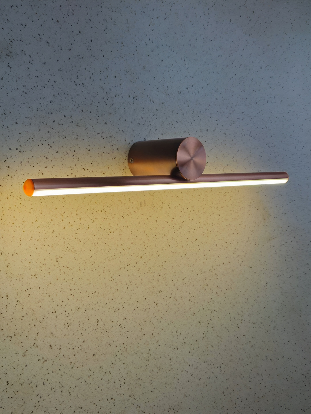 Mufasa Rose Gold Aluminium LED Picture Mirror Light Rectangular Wall Lamp