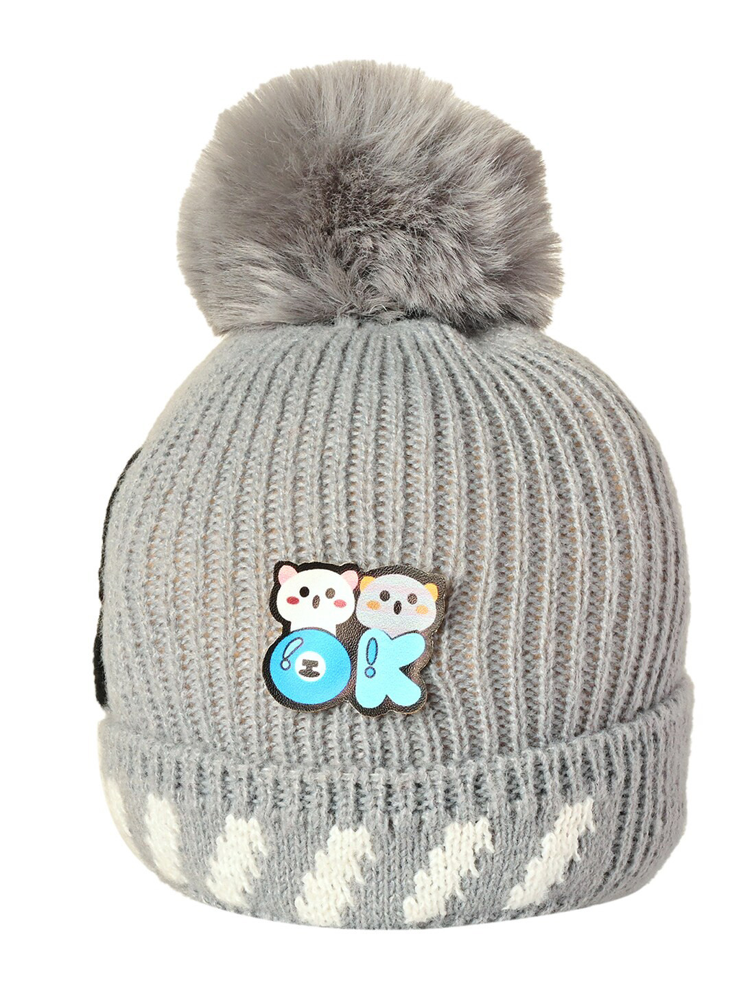 KID-O-WORLD Kids Self Design Woollen Beanie