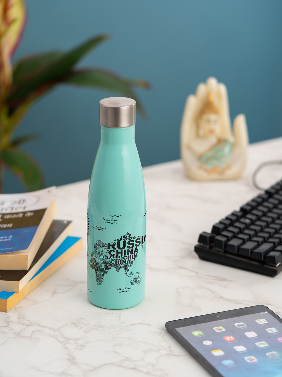 Clay Craft Vacbott Gerald 750Ml Single-Wall Stainless Steel BIS Approved Water Bottle