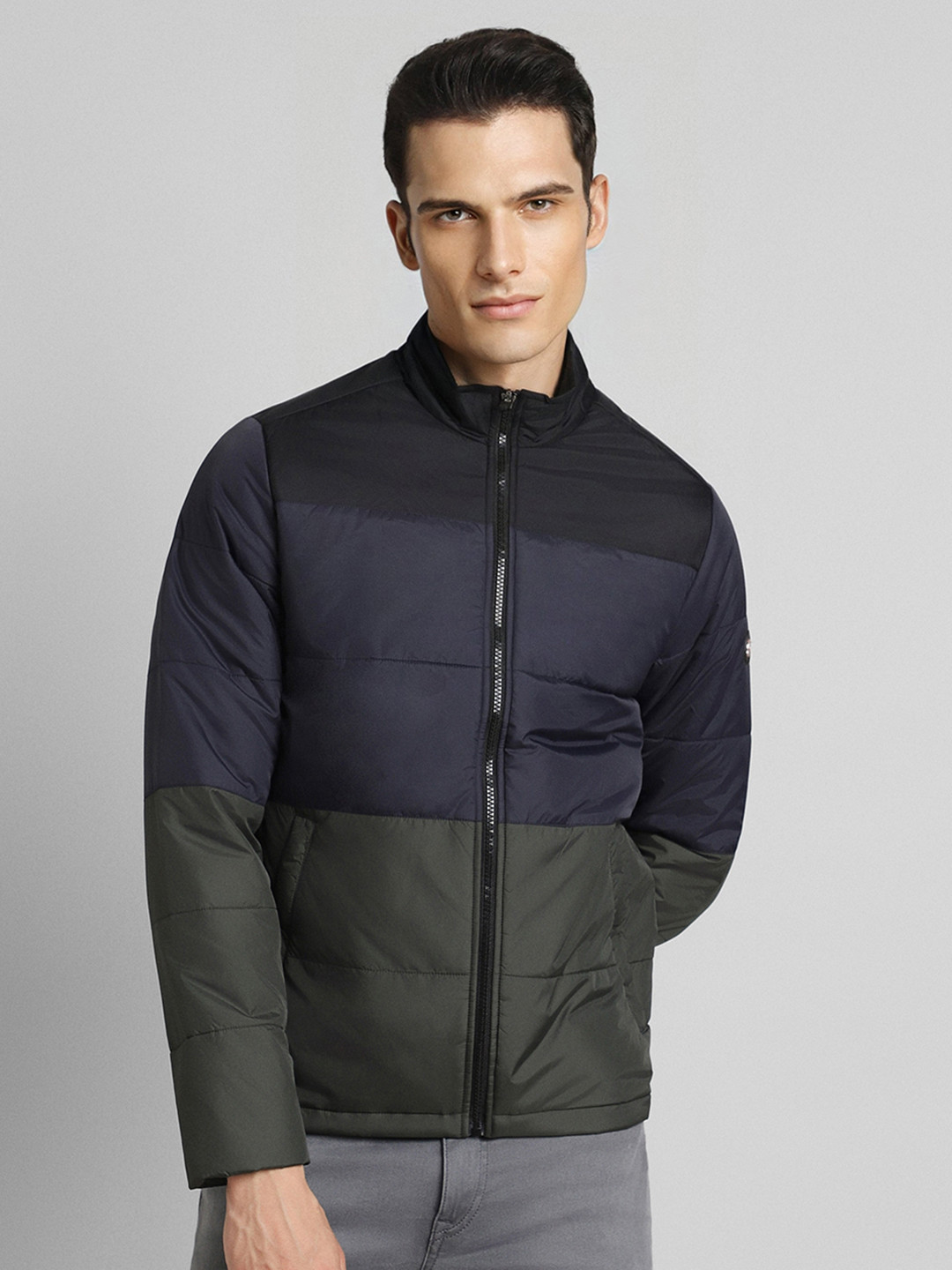 SIMON CARTER LONDON Mock Collar Padded Jacket
