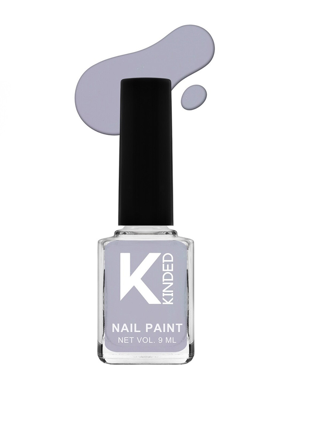 KINDED Long Stay Glossy Finish Nail Polish - 9ml - Pastel Slate Grey 18