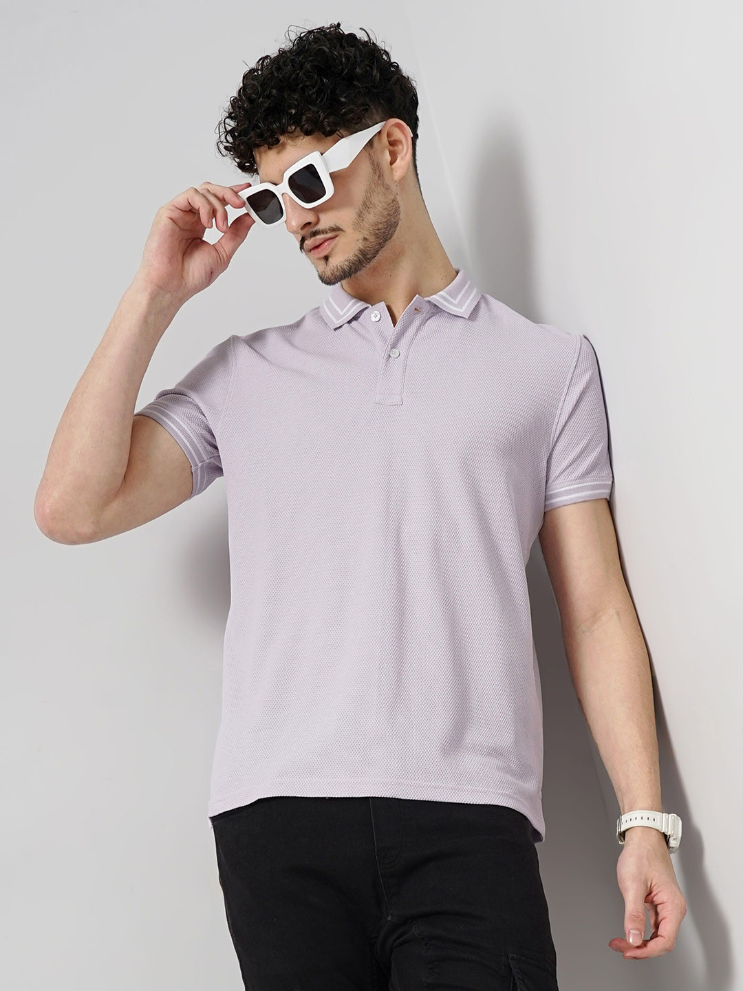 Celio Short Sleeves Polo Collar Cotton T-shirt
