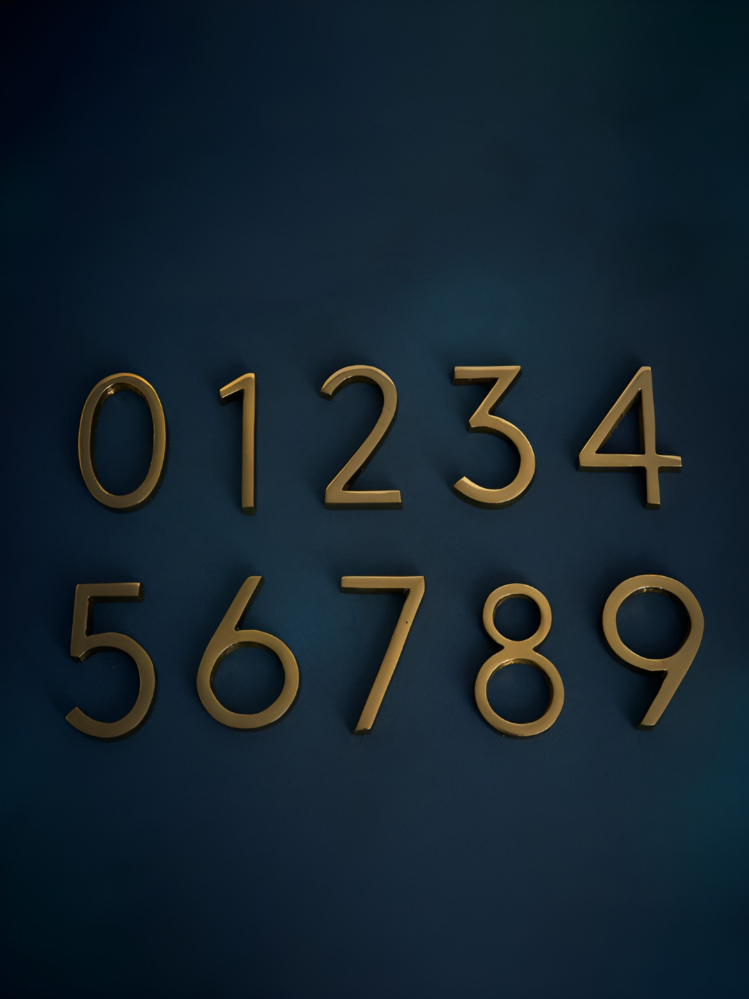 DecorTwist House Numbers 7 Metal Glossy Hanging Hall Wall Hangings-3.9In