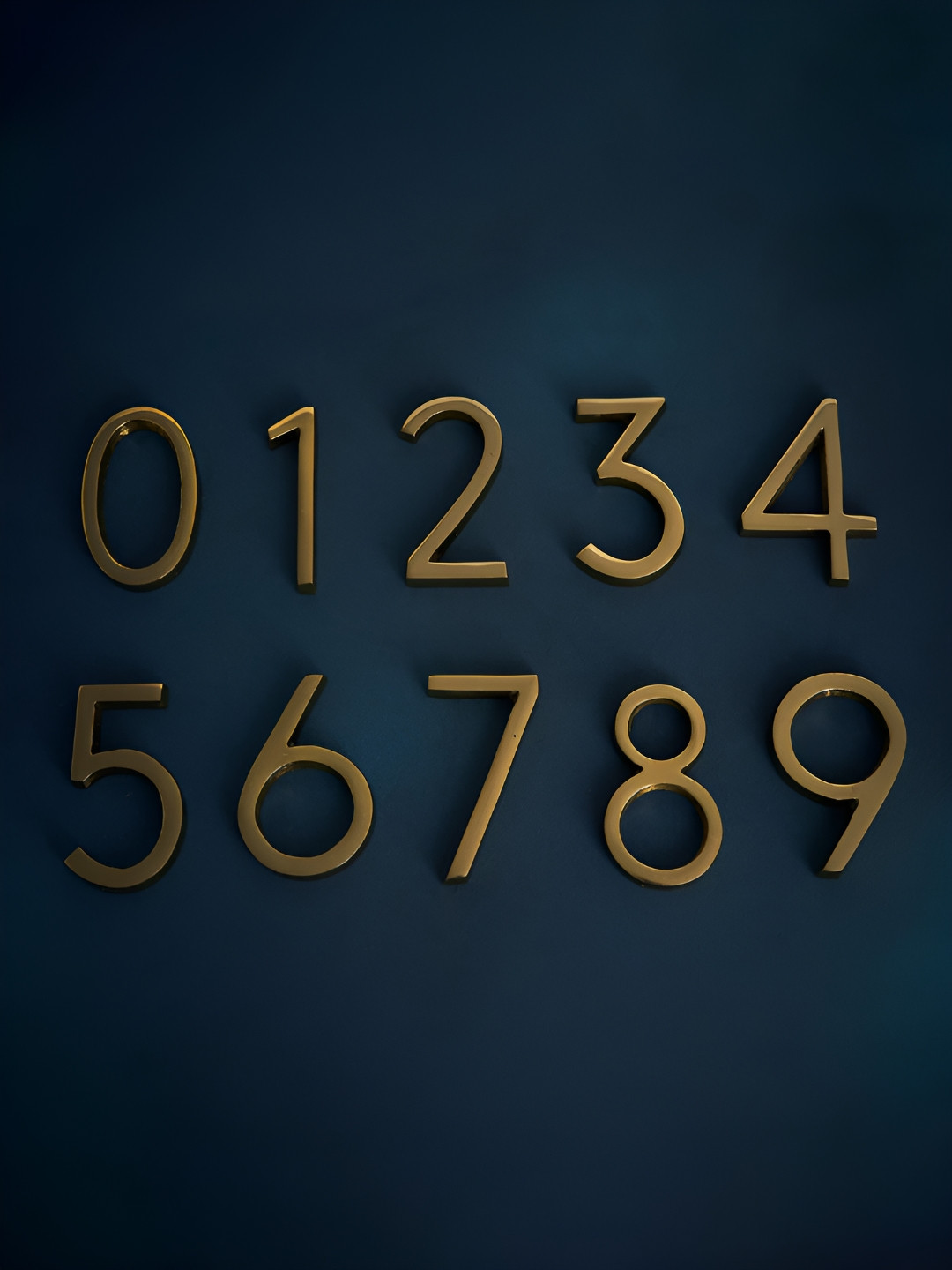 DecorTwist House Numbers 4 Metal Matte Hanging Hall Wall Hangings-3.9In