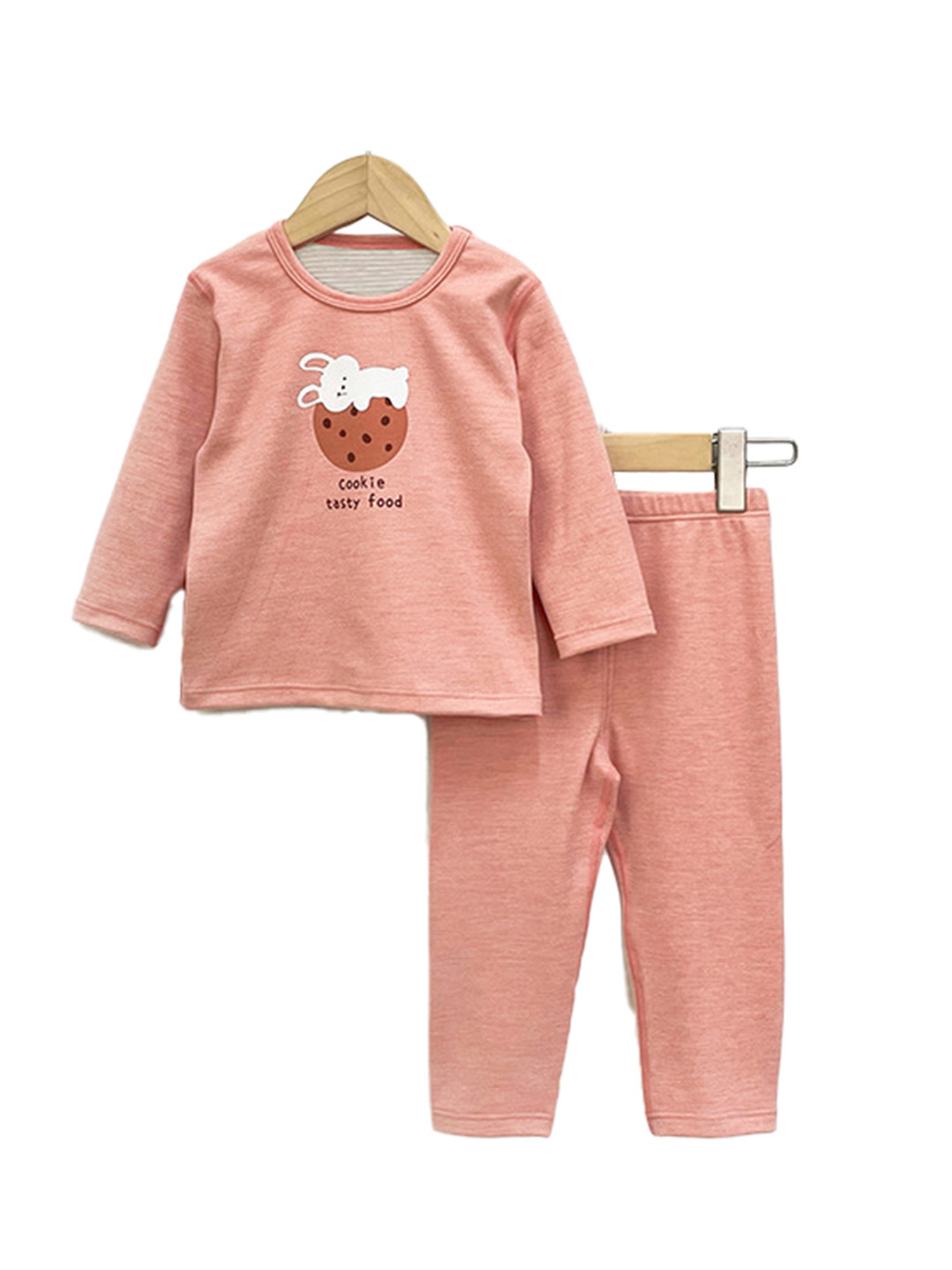 StyleCast Pink Graphic Printed T-shirt With Pyjamas