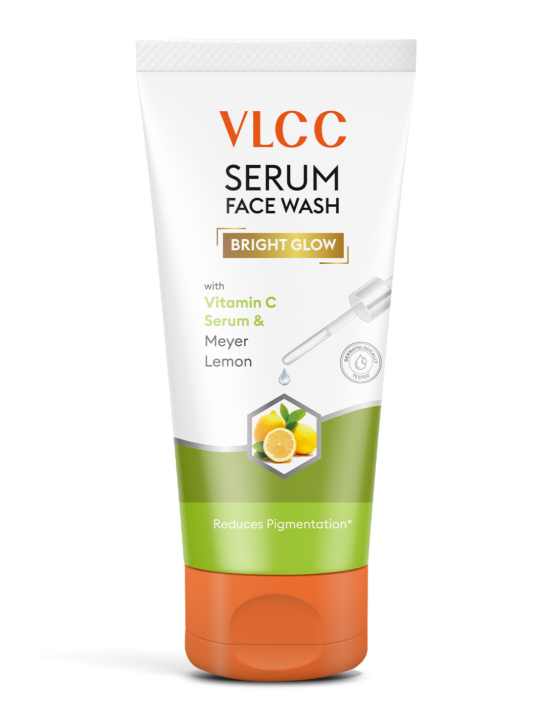 VLCC Bright Glow Serum Face Wash with Vitamin C Serum & Meyer Lemon - 100ml