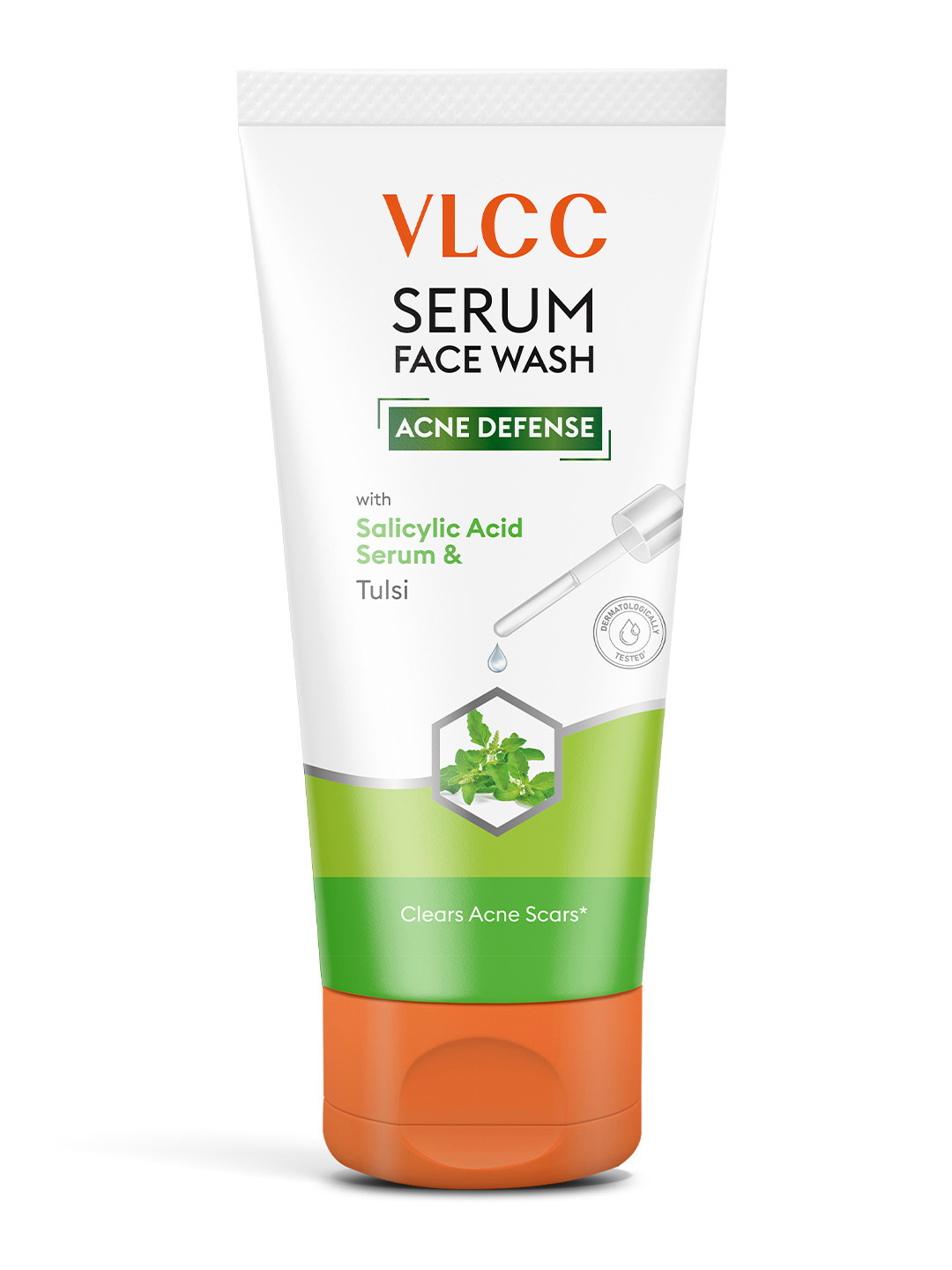 VLCC Acne Defense Serum Facewash with Salicylic Acid Serum & Tulsi - 100ml