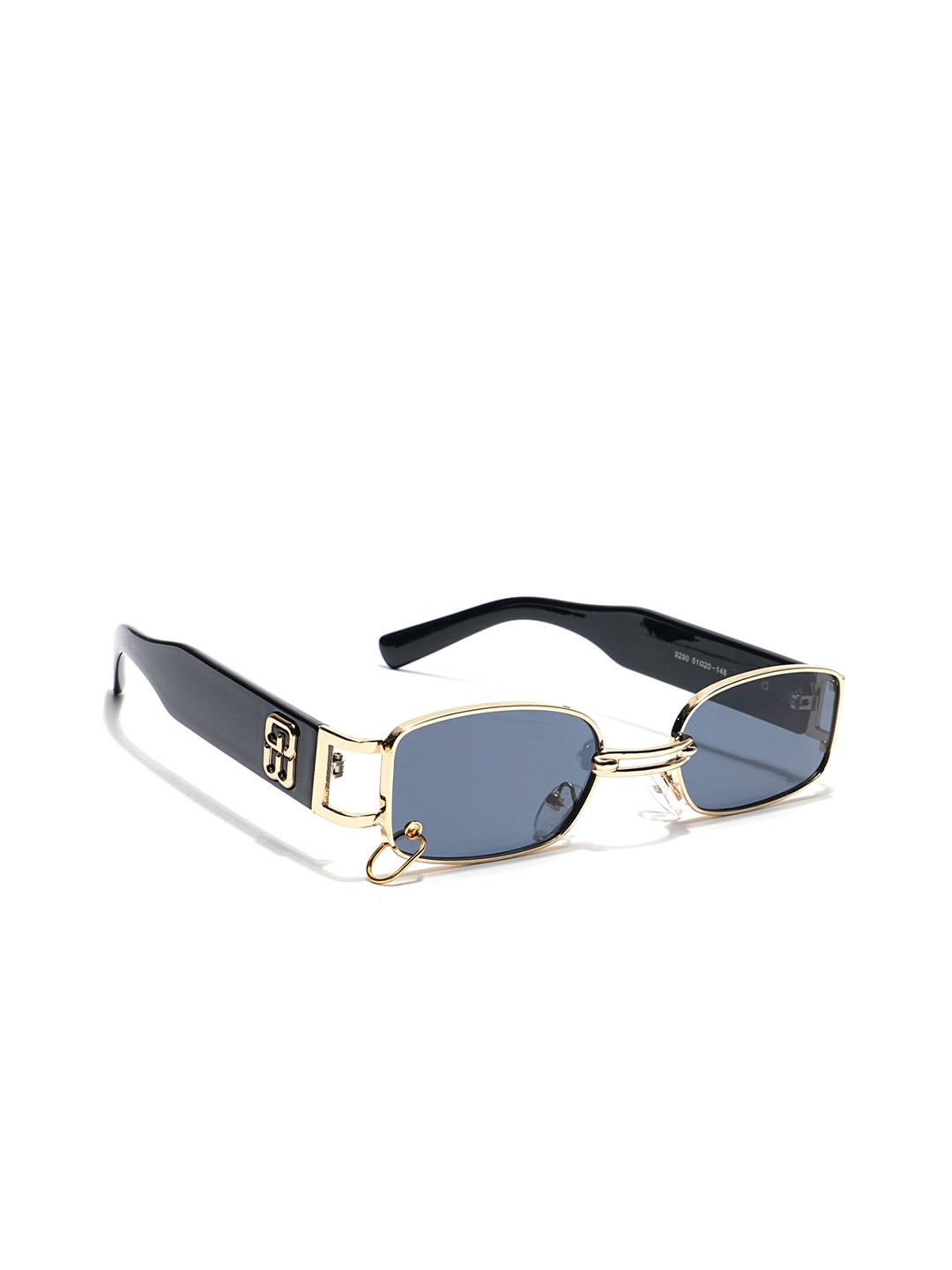 Voyage Unisex Rectangle Sunglasses with UV Protected Lens-9290MG5208