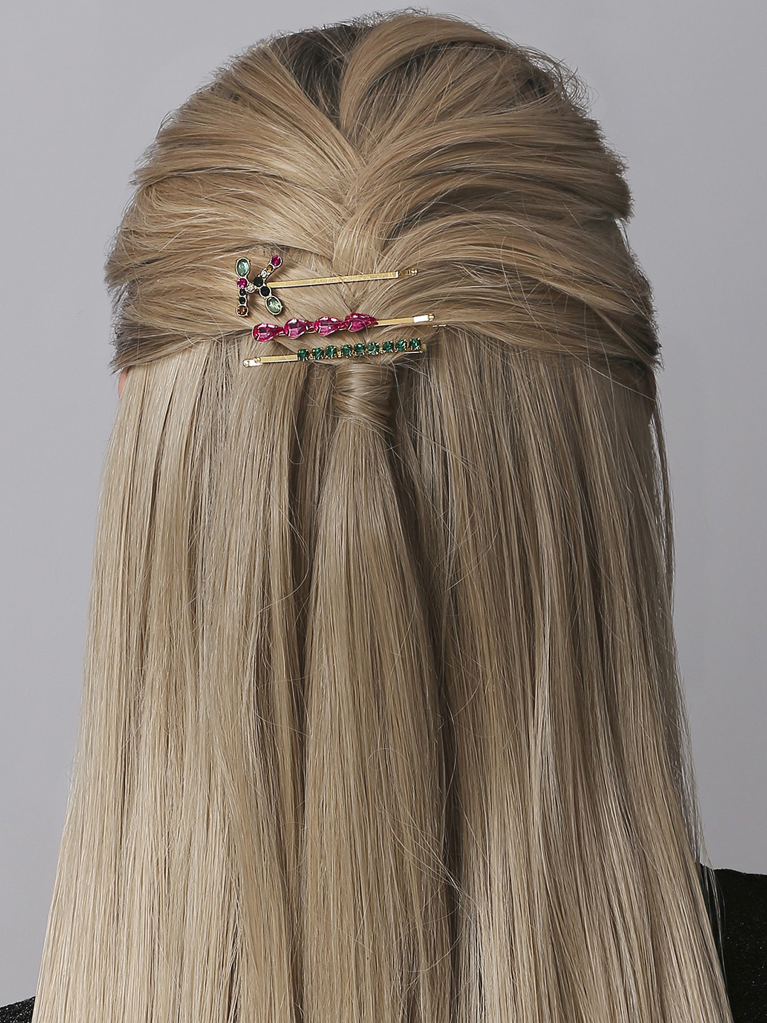 Accessorize Set of 3 Metal Bobby Pins