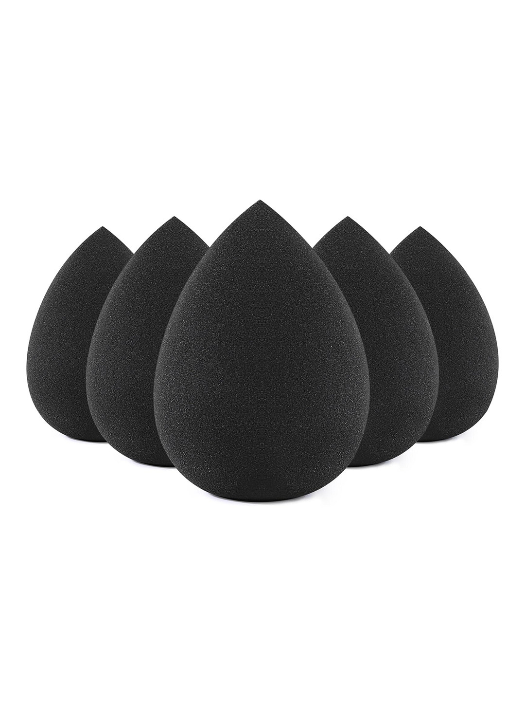 FEELHIGH Set Of 5 Makeup Blender Sponges - Black