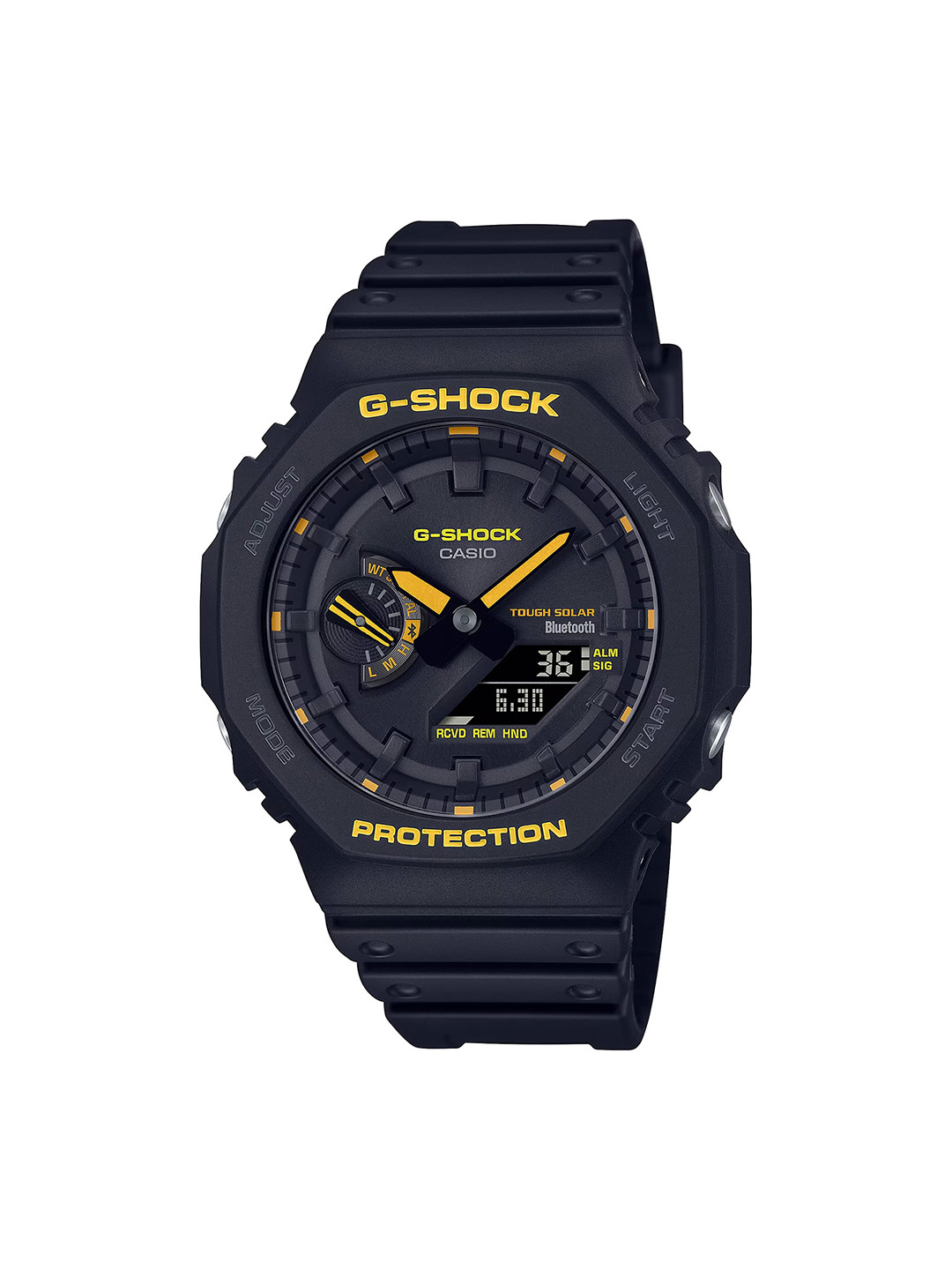 CASIO Men G-Shock GA-B2100CY-1ADR Black Ana-Digi Dial Black Resin Strap Watch G1484