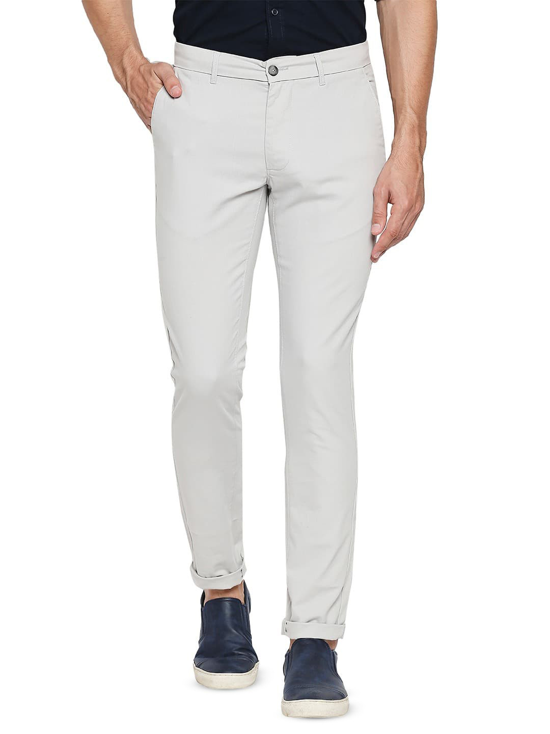 Basics Mens Tapered Fit Chinos Cotton Trouser