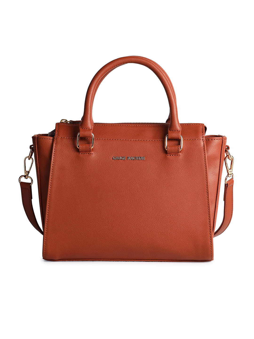 Gauge Machine Noir Tan Handbag