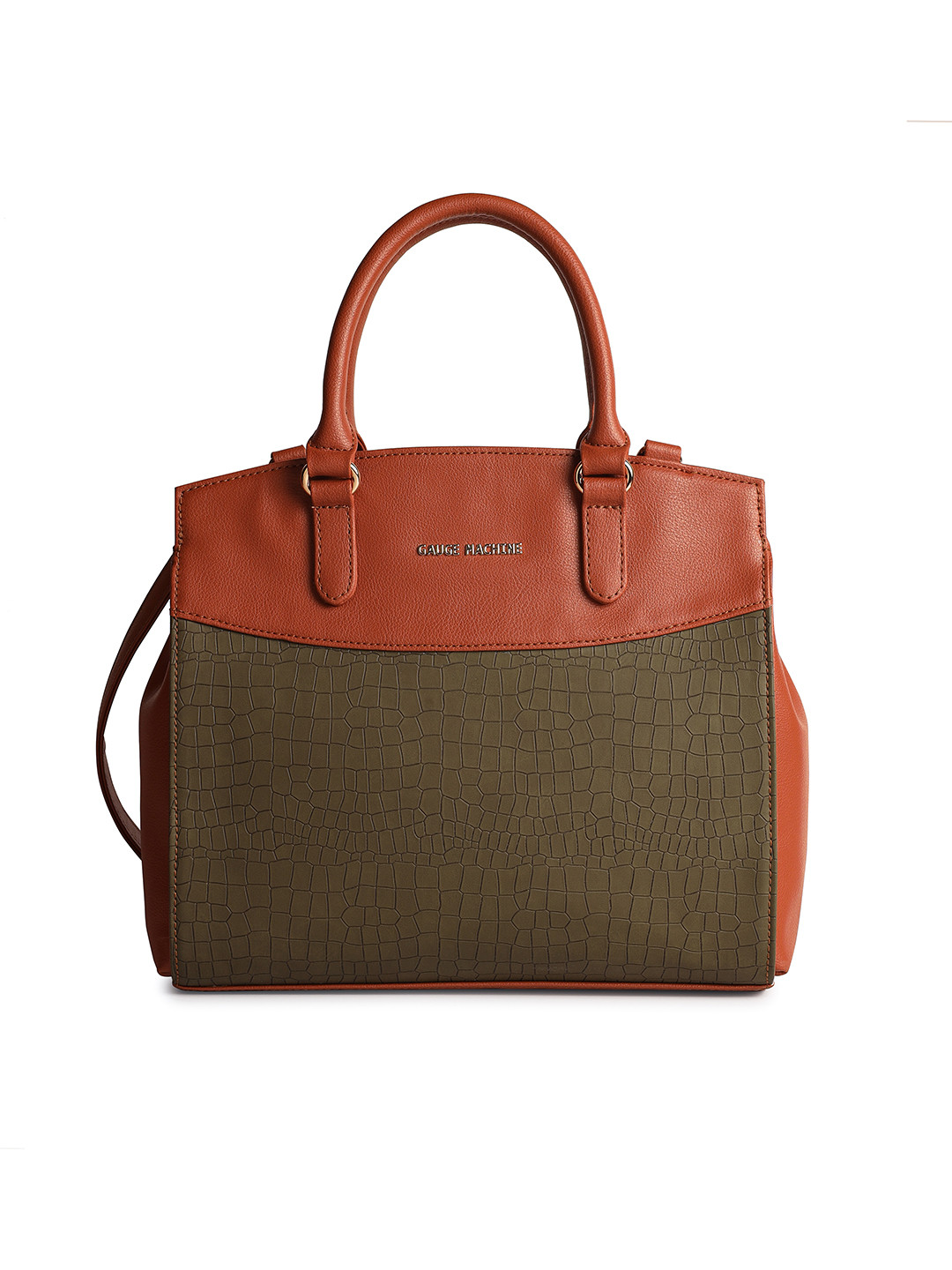 Gauge Machine Grandeur Tan Hand Bag