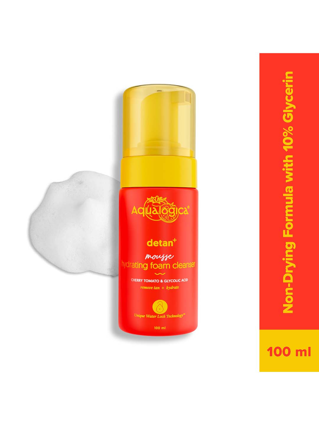 Aqualogica Detan+ Mousse Hydrating Foam Cleanser - 100ml