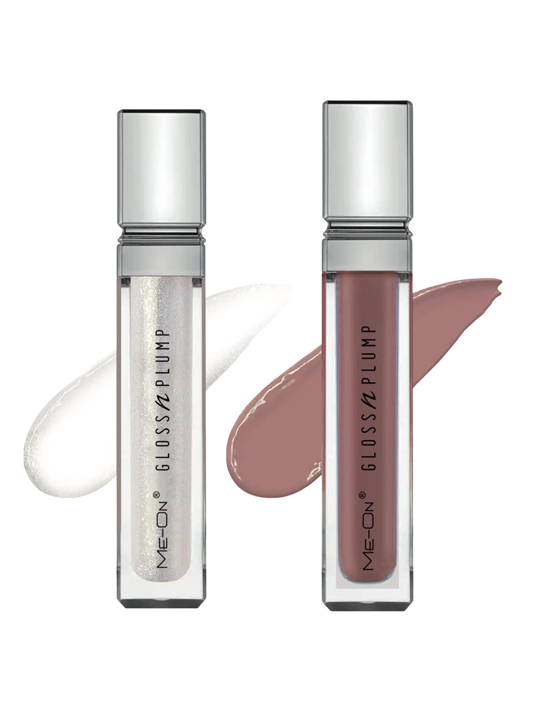 ME-ON Set Of 2 Gloss & Plump Long-Lasting Lip Gloss 3ml Each - Shades 02 & 04
