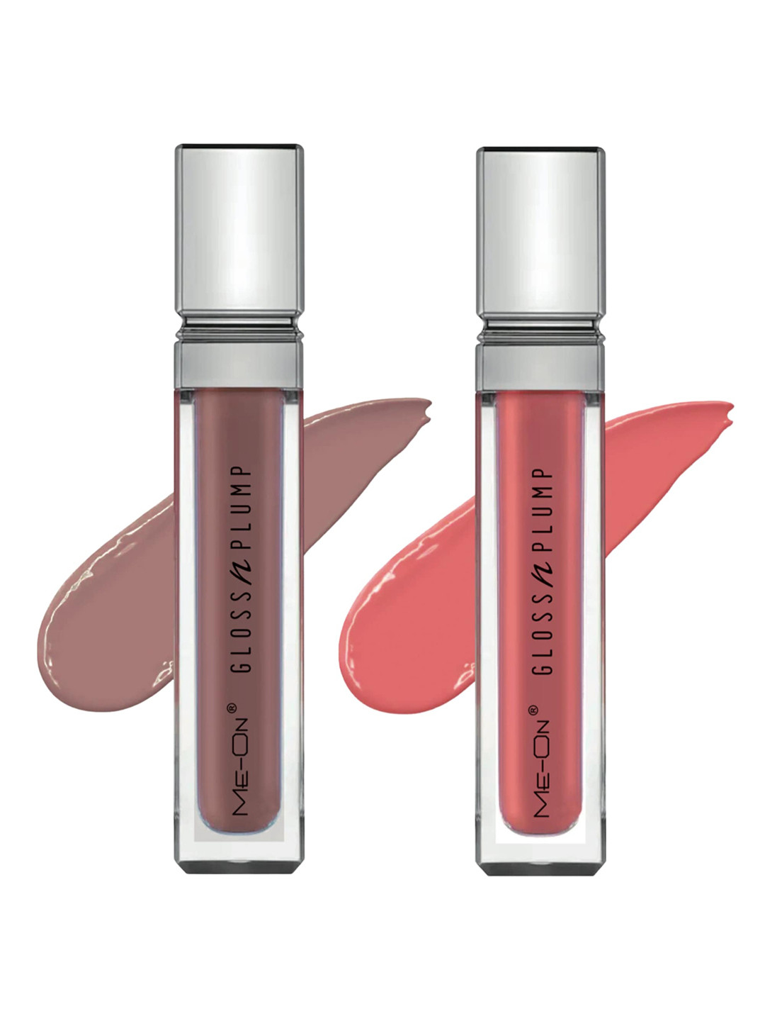 ME-ON Gloss & Plump 2-Pcs Long Lasting Lip Gloss - 3ml Each - 04-05