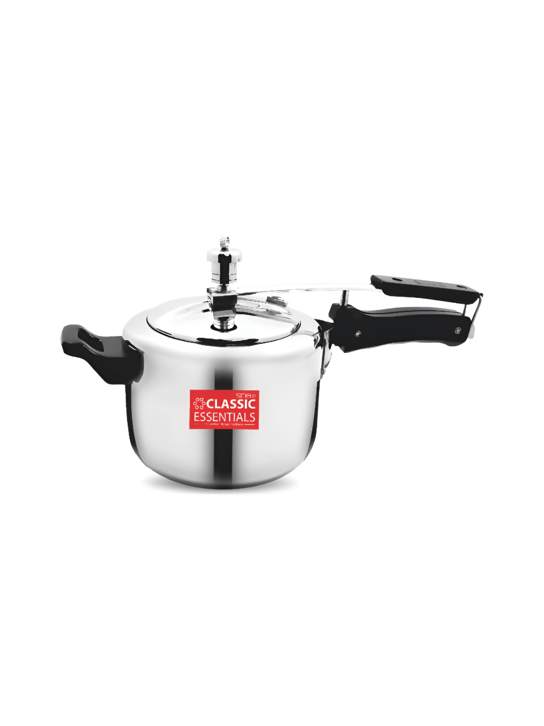 Classic Essentials Silver Aluminium Induction Base Inner Lid Ceramic Pressure Cooker-2 L