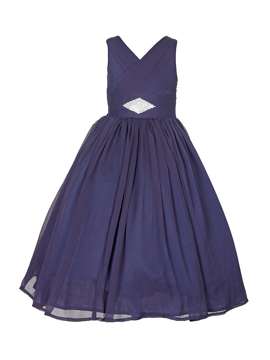 BAESD Girls V Neck Chiffon Maxi Dress