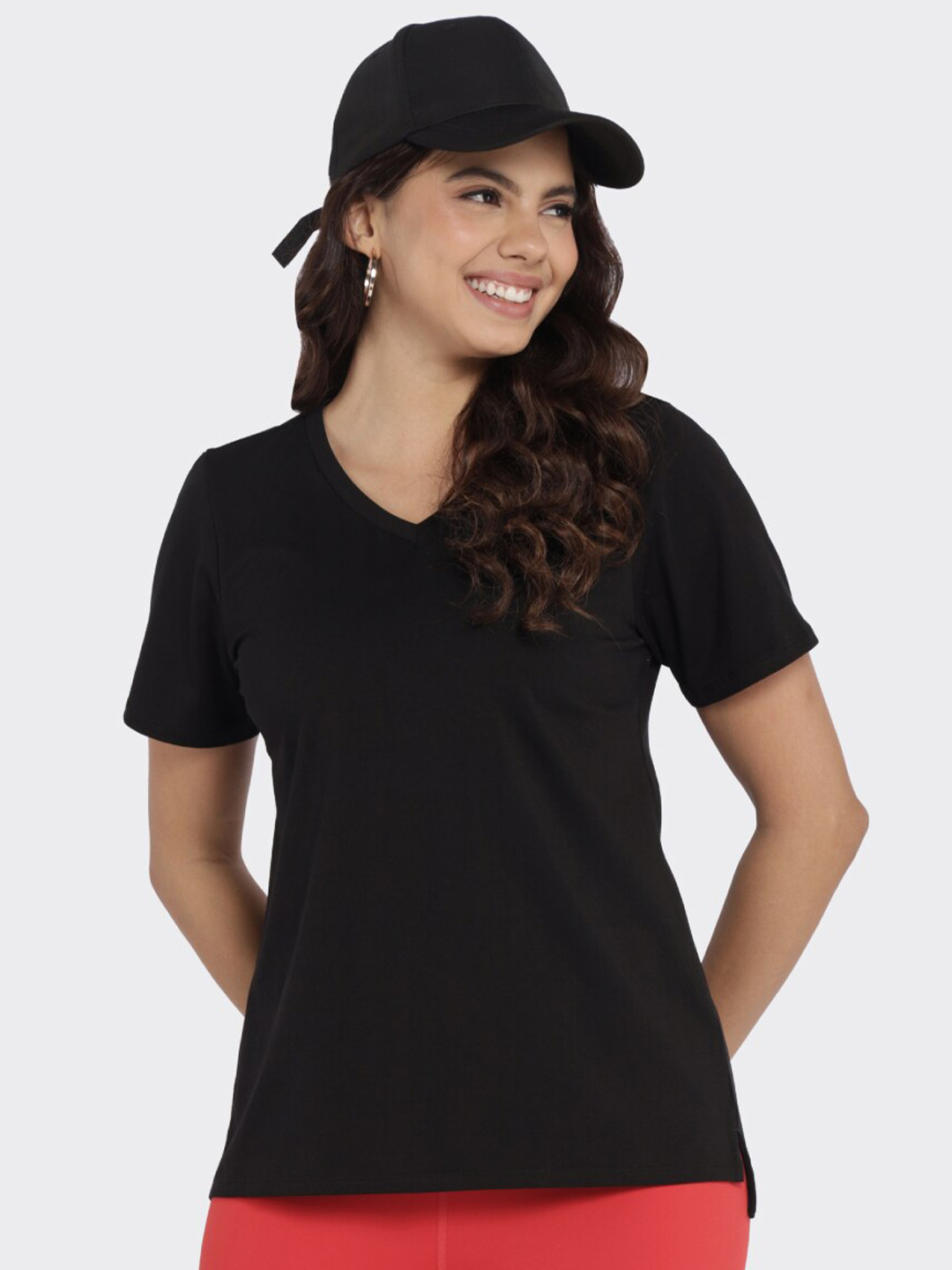 Blissclub V-Neck Moisture Wicking Sports T-shirt