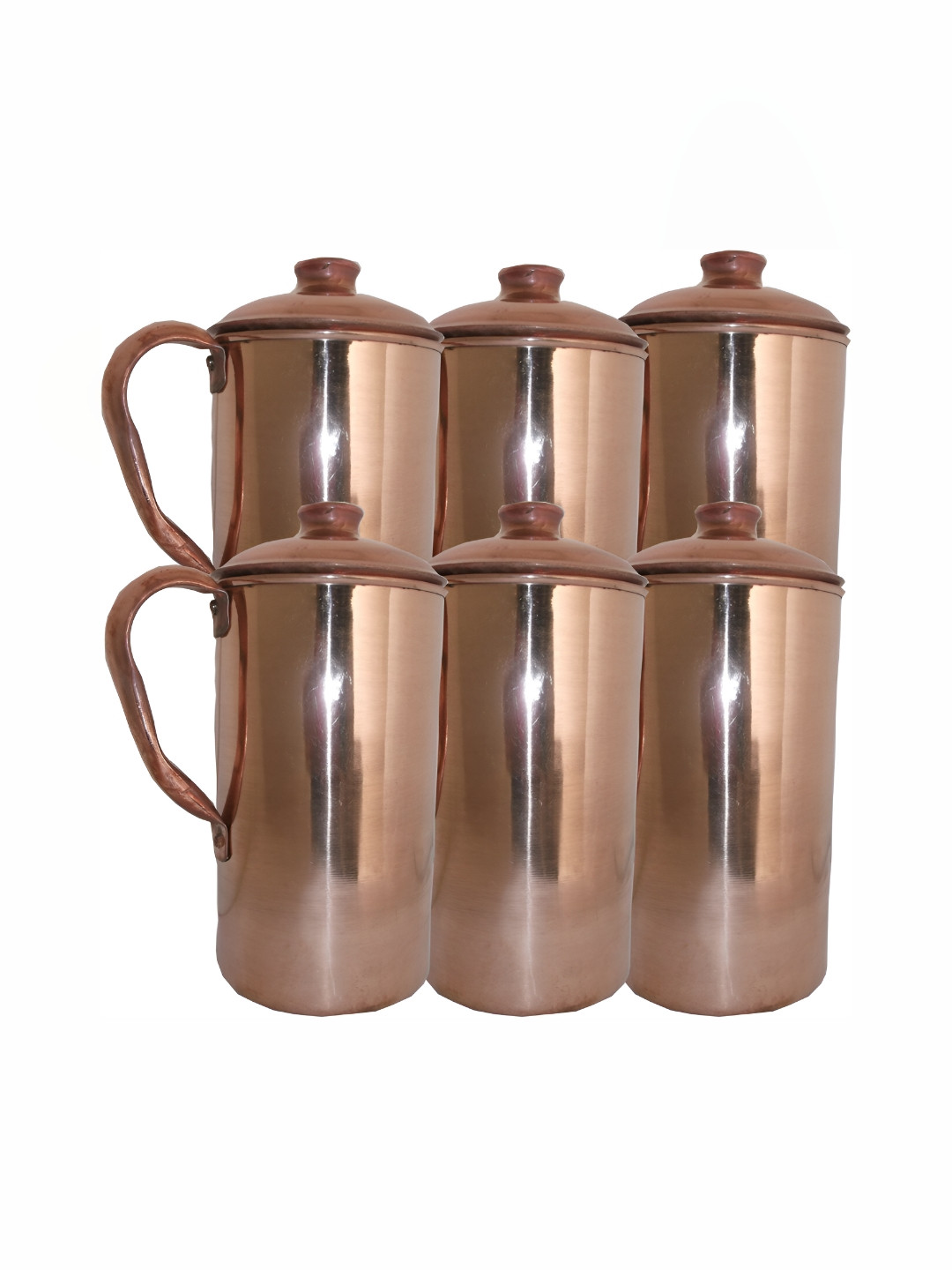Shivshakti Arts Copper Toned Easy to Clean Water Jugs 2 L