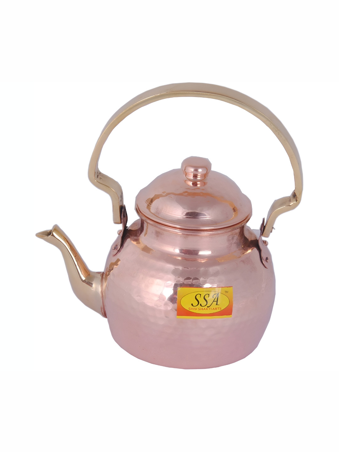 Shivshakti Arts Copper Toned Easy to Clean Water Jug 600ml