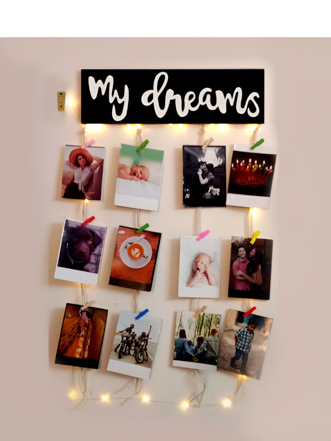 VAH Kya Bat Hai !! My Dream Wood Matte Hanging Hall Wall Hangings-28.3In