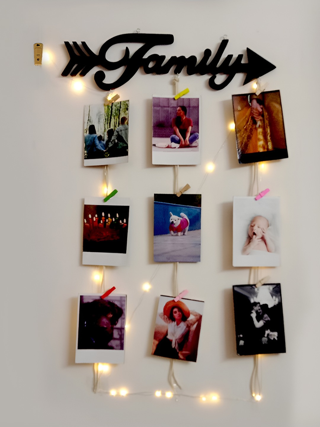 VAH Kya Bat Hai !! Family arow Wood Matte Hanging Hall Wall Hangings-28.3In